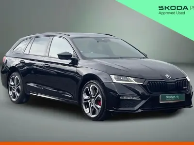 Used Skoda Octavia vRS 241 HP (177 kW) 2024 Black magic pearl effect Estate