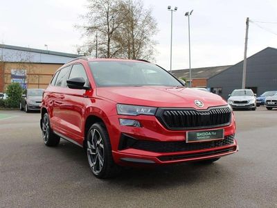 Used Skoda Karoq SportLine 150 HP (110 kW) 2025 Red SUV