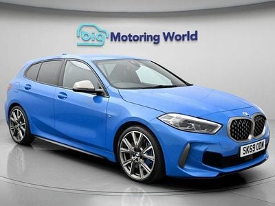 Used BMW M135 M Sport 302 HP (222 kW) 2019 Blue Hatchback
