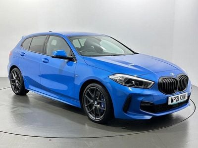 Used BMW 118 M Sport 150 HP (110 kW) 2021 Blue Hatchback