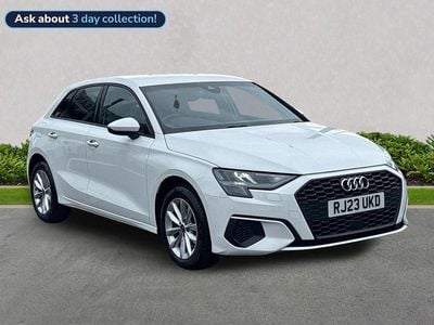 Used Audi A3 Advanced 108 HP (79 kW) 2023 White Sedan