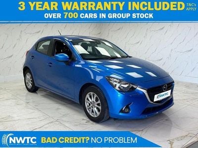 Used Mazda 2 90 HP (66 kW) 2016 Blue Hatchback