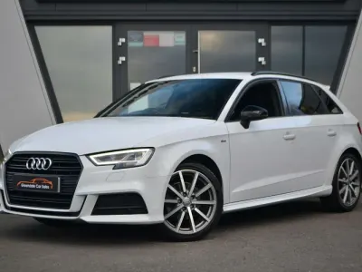 Used Audi A3 Sportback Black Edition 150 HP (110 kW) 2019 White Hatchback