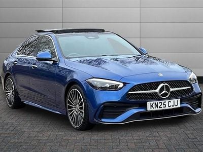 Used Mercedes C220 AMG Line Premium Plus 200 HP (147 kW) 2025 Spectral blue Sedan