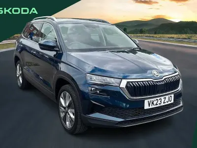 Used Skoda Karoq SE L 147 HP (108 kW) 2023 Blue SUV