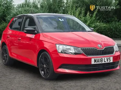 Used Skoda Fabia SE 95 HP (69 kW) 2018 Red Hatchback