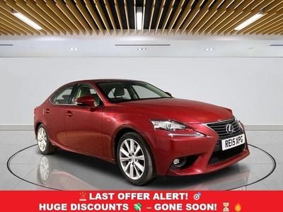 Red Used 2015 Lexus IS300h Executive Line Sedan | £9,699 (Fair price)