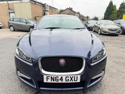 Begagnad Jaguar XF R-Sport 200 HK (147 kW) 2014 Blå Sedan