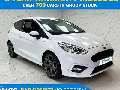 Begagnad Ford Fiesta ST-Line 125 HK (91 kW) 2018 Vit Halvkombi