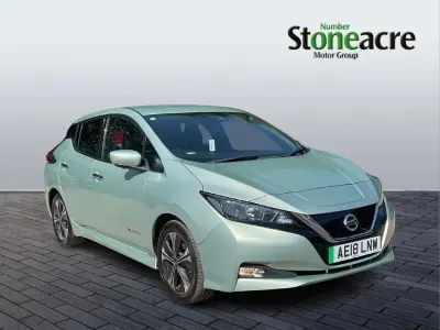 Used Nissan Leaf 110 kW (150 HP) 2018 Silver Hatchback