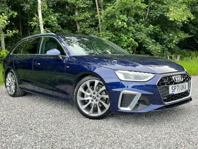 Used Audi A4 S-Line 2021 Blue Estate