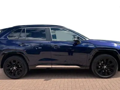 Used Toyota RAV4 Hybrid 218 HP (160 kW) 2021 Blue/black SUV