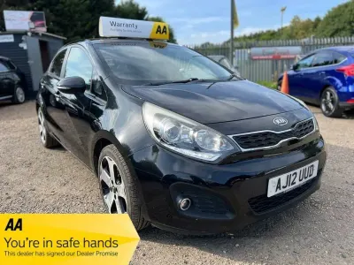 Used Kia Rio 109 HP (80 kW) 2012 Black Hatchback