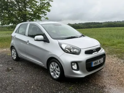 Used Kia Picanto 84 HP (61 kW) 2015 Silver Hatchback