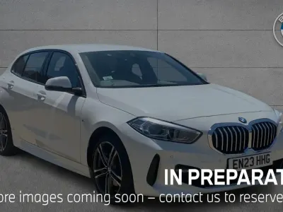 Used BMW 118 M Sport 134 HP (98 kW) 2023 White Hatchback