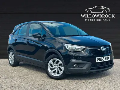 Used Vauxhall Crossland X 83 HP (61 kW) 2018 Black SUV