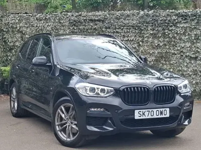 Begagnad BMW X3 M Sport 190 HK (139 kW) 2020 Svart SUV
