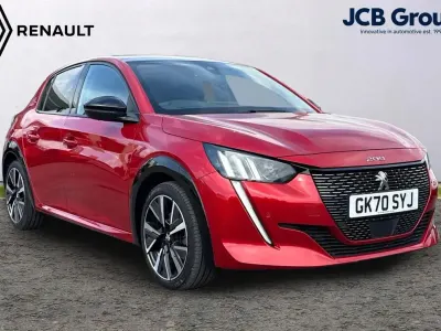 Used Peugeot 208 GT-line 128 HP (94 kW) 2020 Red Hatchback