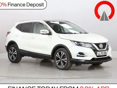 Used Nissan Qashqai N-Connecta 160 HP (117 kW) 2020 White SUV