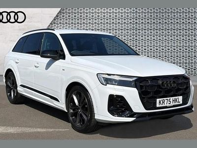 Begagnad Audi Q7 Black Edition 340 HK (250 kW) 2025 Vit SUV