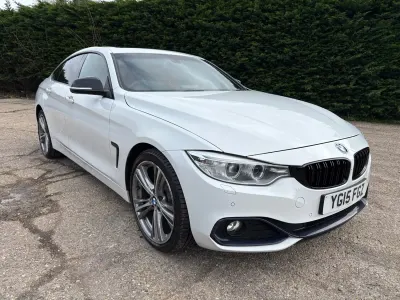 Begagnad BMW 420 Sport Line 2015 Vit Sportkupé