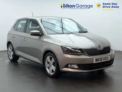 Used Skoda Fabia SE L 95 HP (69 kW) 2018 Beige Hatchback