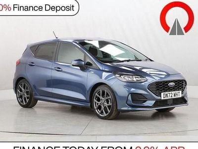 Used Ford Fiesta ST-Line 100 HP (73 kW) 2022 Blue Hatchback