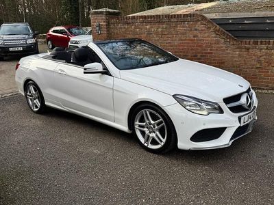 White Used 2014 Mercedes E220 AMG Cabriolet | £8,995 (Fair price)