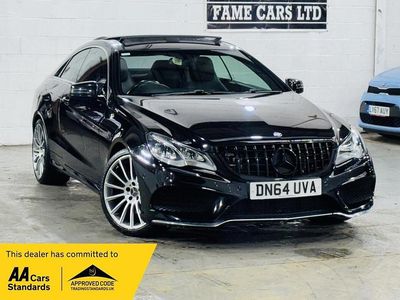 Black Used 2014 Mercedes E250 AMG line Coupe | £6,799 (Good price)