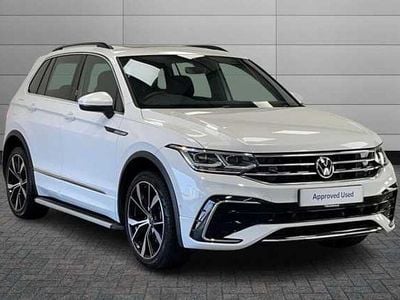 Used VW Tiguan R-line 245 HP (180 kW) 2021 Pure white SUV