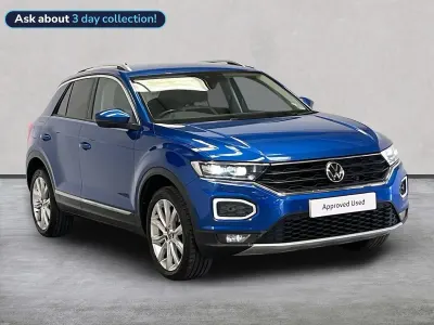 Used VW T-Roc SEL 150 HP (110 kW) 2021 Blue SUV