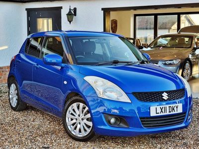 Blue Used 2011 Suzuki Swift SZ4 Hatchback | £5,495 (Fair price)