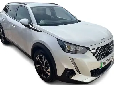 Used Peugeot e-2008 Allure Premium 100 kW (136 HP) 2021 White SUV