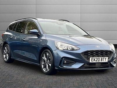 Chrome blue Used 2020 Ford Focus ST-Line Estate | £12,350 (Fair price)