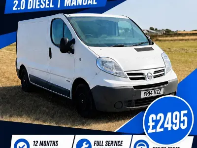 Used Nissan Primastar SE 115 HP (84 kW) 2014 White MPV