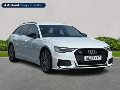 Used Audi A6 Black Edition 204 HP (150 kW) 2023 White Estate