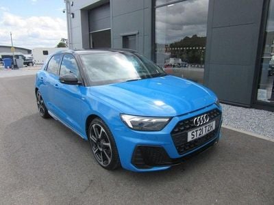 Used Audi A1 Sportback Black Edition 110 HP (80 kW) 2021 Blue Hatchback