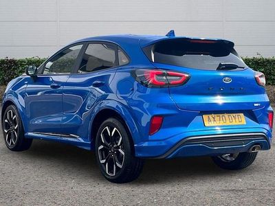 Begagnad Ford Puma ST-Line X 2021 Blå SUV