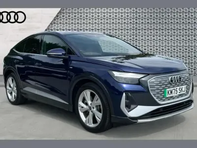 Used Audi Q4 e-tron S-Line 210 kW (286 HP) 2025 Blue SUV