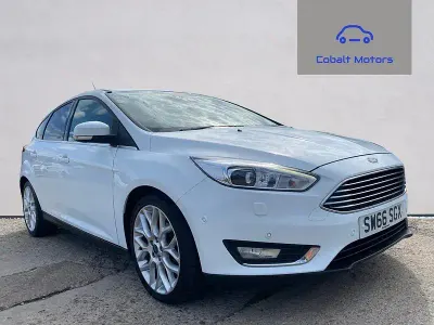 Used Ford Focus Titanium X 125 HP (91 kW) 2017 White Hatchback