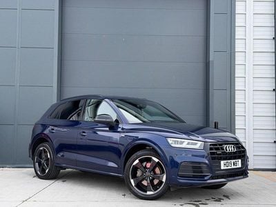 Used Audi Q5 Black Edition 245 HP (180 kW) 2019 Blue SUV