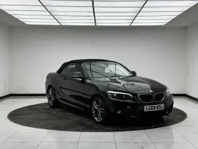 Used BMW 220 M Sport 190 HP (139 kW) 2018 Black Cabriolet