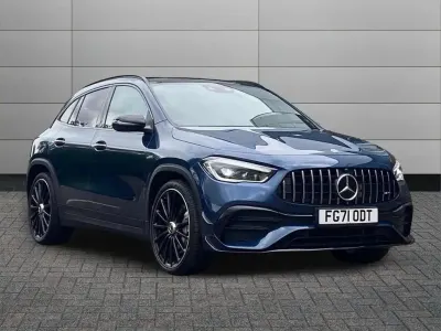 Used Mercedes GLA35 AMG Premium Plus 306 HP (225 kW) 2021 Blue SUV