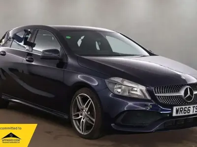 Used Mercedes A180 Executive 107 HP (78 kW) 2016 Blue Hatchback