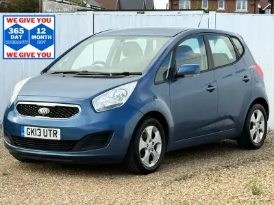 Used Kia Venga 90 HP (66 kW) 2013 Blue Hatchback