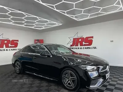 Used Mercedes C220 AMG line 2023 Black Sedan