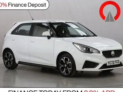 Used MG MG3 Excite 106 HP (77 kW) 2022 White Hatchback