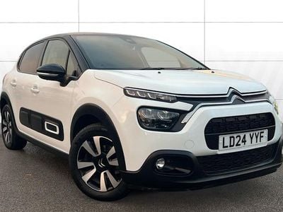 White Used 2024 Citroën C3 PureTech Hatchback | £11,626 (Fair price)