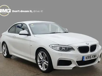 Used BMW 218 M Sport 134 HP (98 kW) 2016 White Coupe