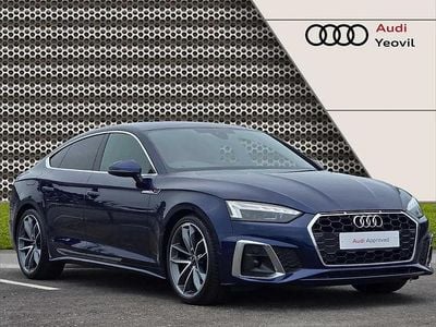 Used Audi A5 Sportback S-Line 161 HP (118 kW) 2023 Blue Hatchback